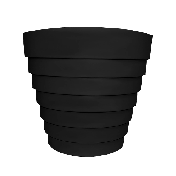 30 Inch Variegated Planter Espresso - Decorative Planters